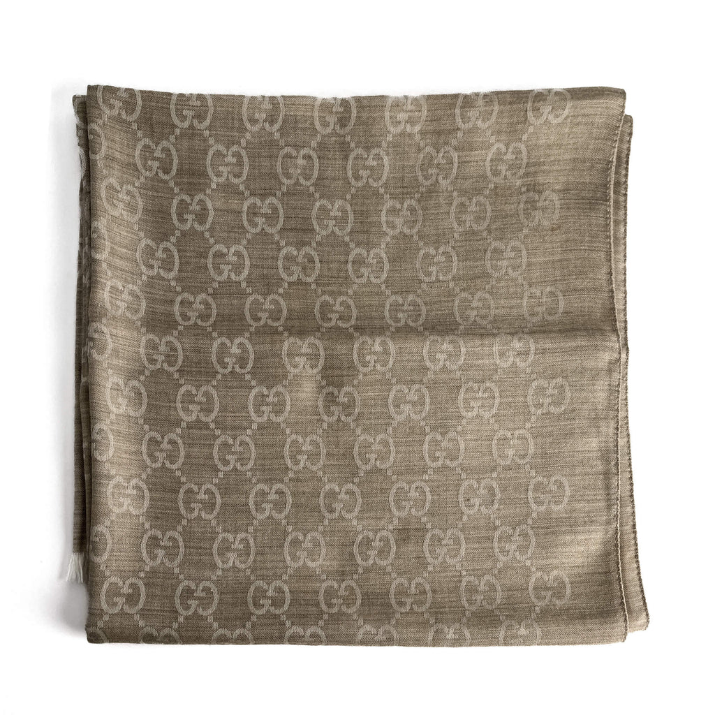Second hand Gucci Line & Cotton Foulard GG Supreme - Tabita Bags