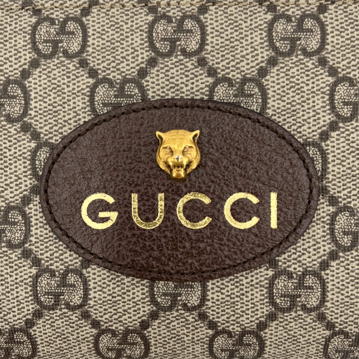 Second hand Gucci Long Zip Around Wallet Canvas GG Supreme - Tabita Bags