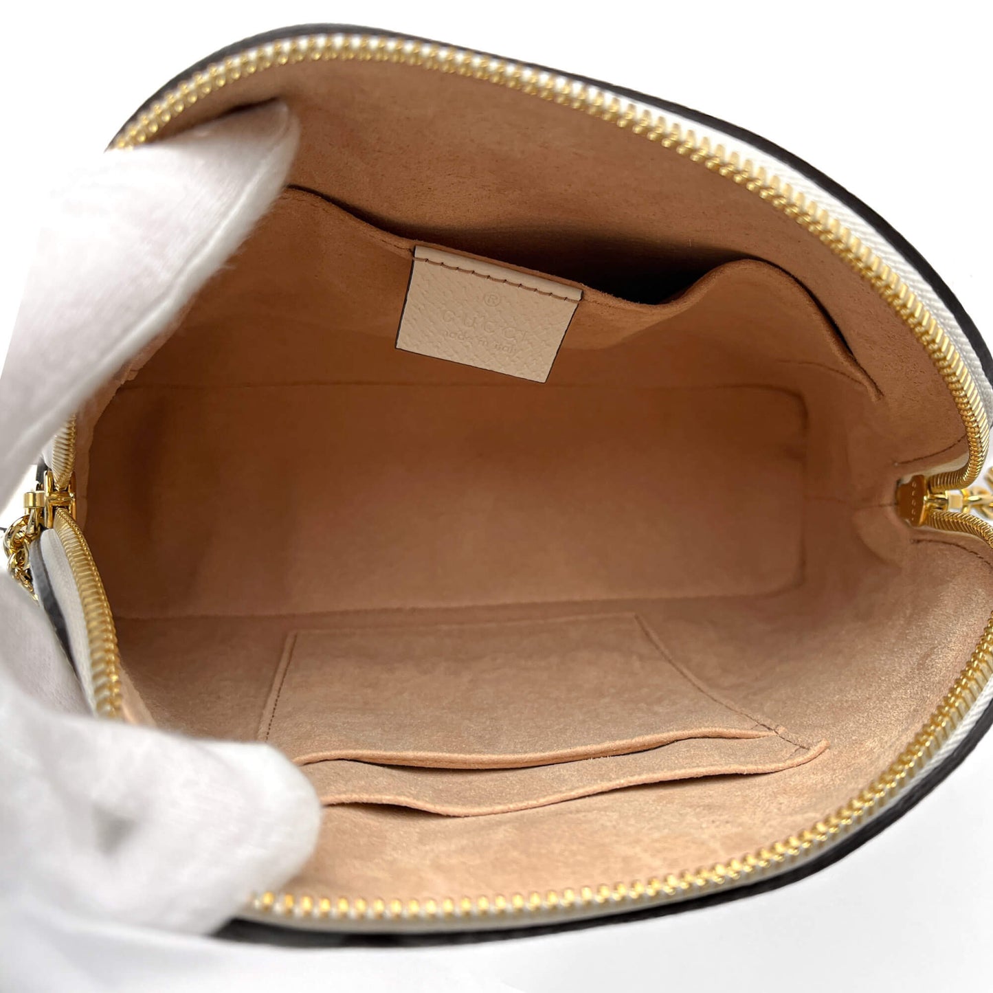 Second hand Gucci Ophidia GG Small Canvas Floral Pouch Handbag GG Supreme - Tabita Bags