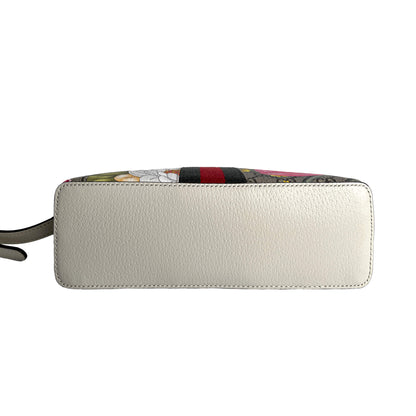 Second hand Gucci Ophidia GG Small Canvas Floral Pouch Handbag GG Supreme - Tabita Bags
