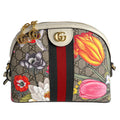 Second hand Gucci Ophidia GG Small Canvas Floral Pouch Handbag GG Supreme - Tabita Bags