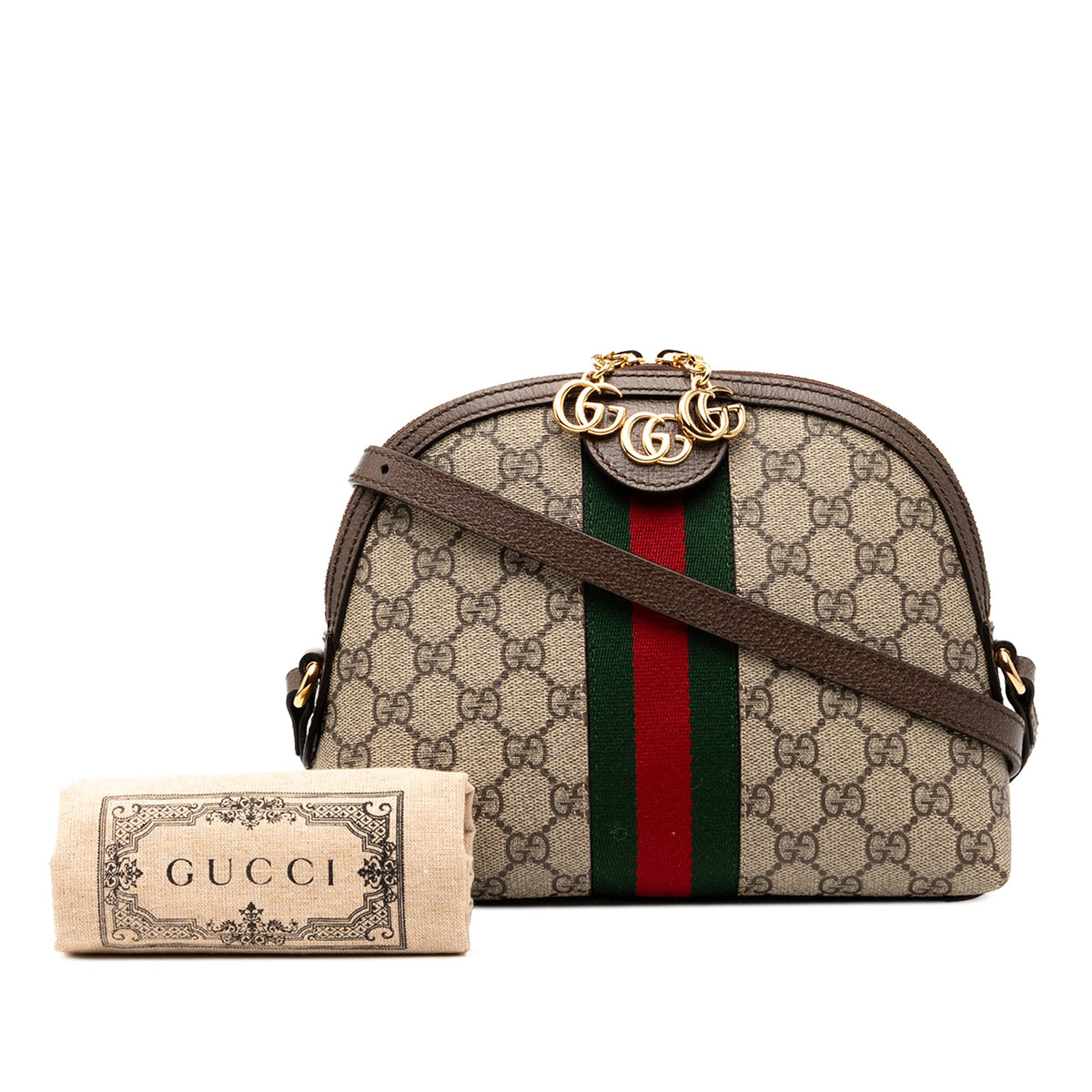 Second hand Gucci Ophidia GG Small Canvas Pouch Handbag GG Supreme - Tabita Bags