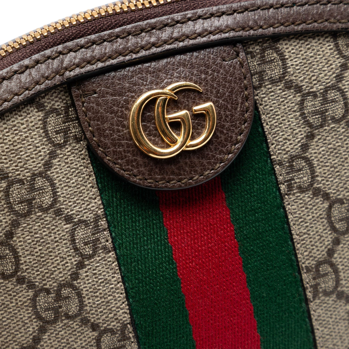 Second hand Gucci Ophidia GG Small Canvas Pouch Handbag GG Supreme - Tabita Bags