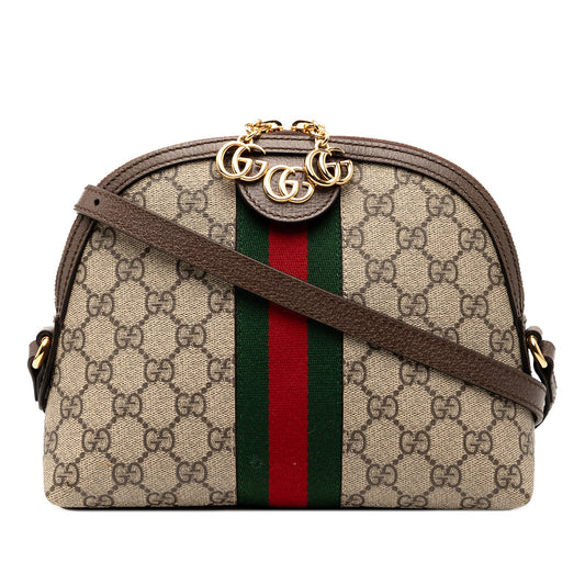 Second hand Gucci Ophidia GG Small Canvas Pouch Handbag GG Supreme - Tabita Bags