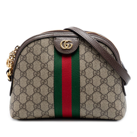 Second hand Gucci Ophidia GG Small Canvas Pouch Handbag GG Supreme - Tabita Bags