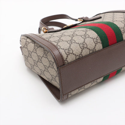 Second hand Gucci Ophidia GG Small Striped Canvas 2 - Ways Tote Crossbody GG Supreme - Tabita Bags