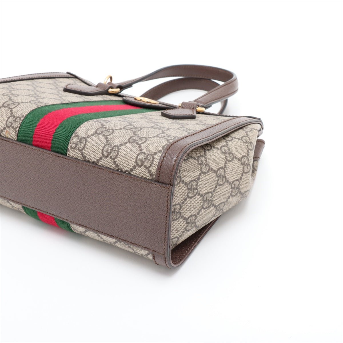 Second hand Gucci Ophidia GG Small Striped Canvas 2 - Ways Tote Crossbody GG Supreme - Tabita Bags