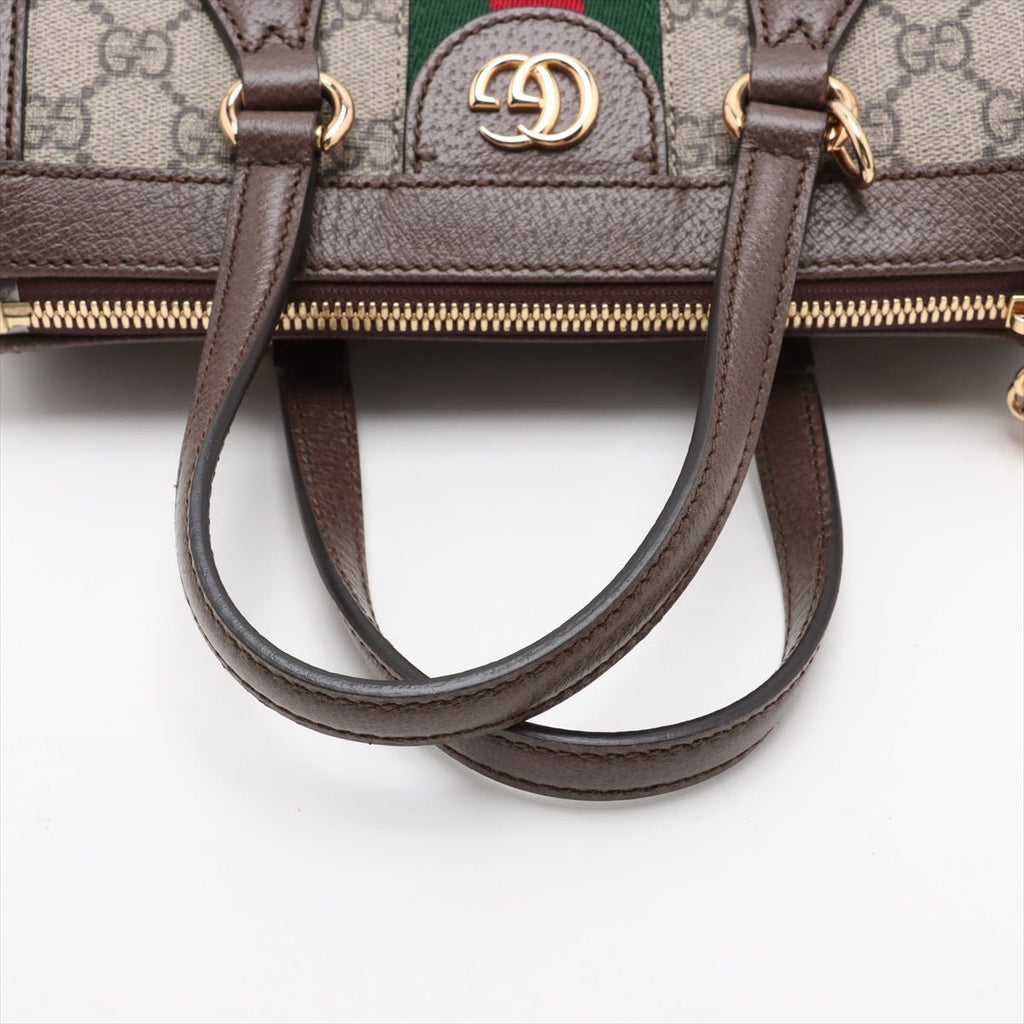 Second hand Gucci Ophidia GG Small Striped Canvas 2 - Ways Tote Crossbody GG Supreme - Tabita Bags