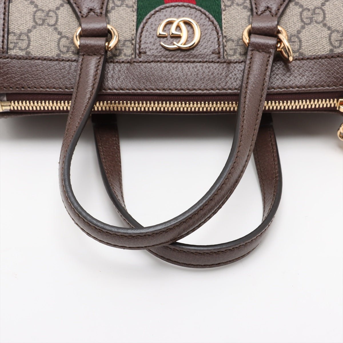 Second hand Gucci Ophidia GG Small Striped Canvas 2 - Ways Tote Crossbody GG Supreme - Tabita Bags