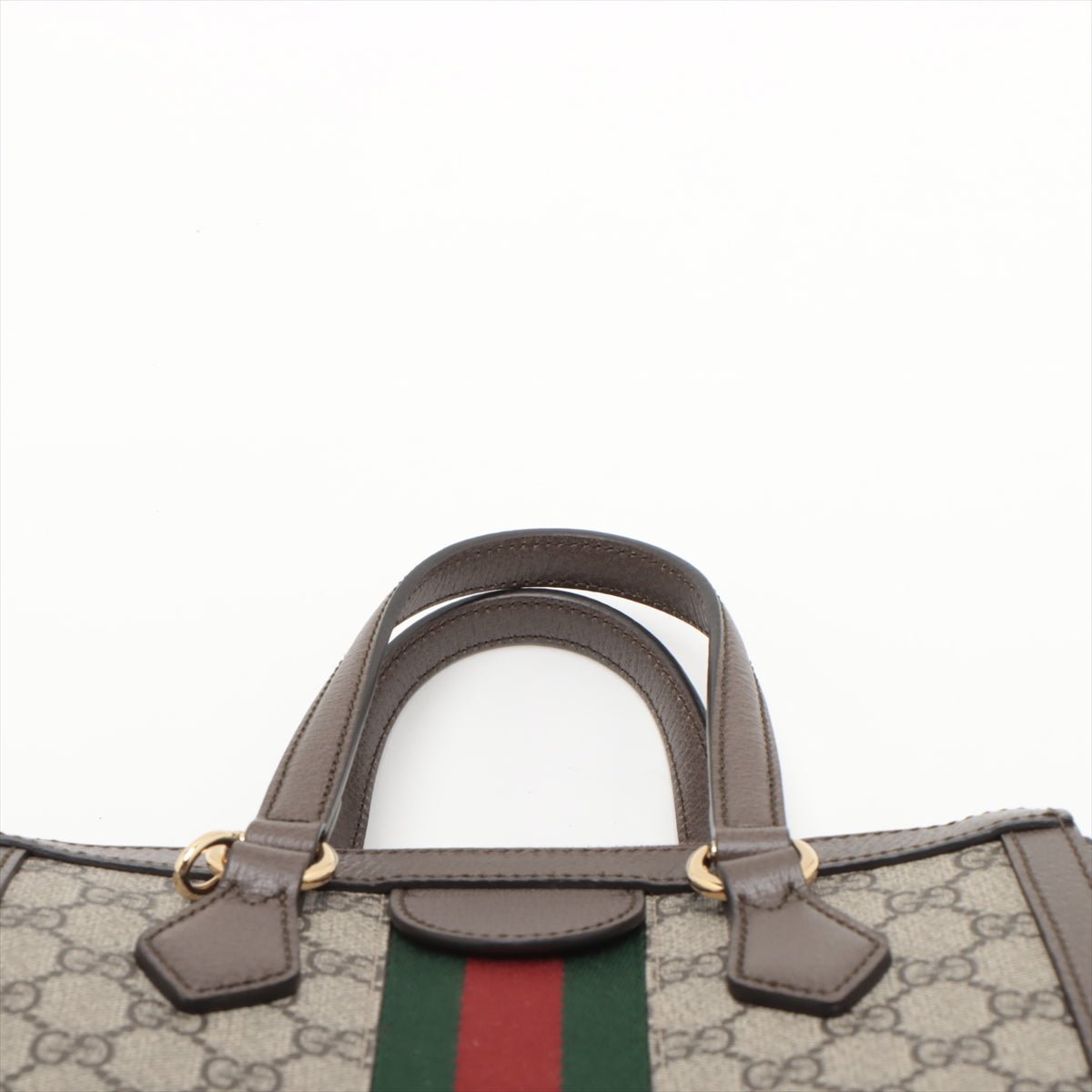 Second hand Gucci Ophidia GG Small Striped Canvas 2 - Ways Tote Crossbody GG Supreme - Tabita Bags