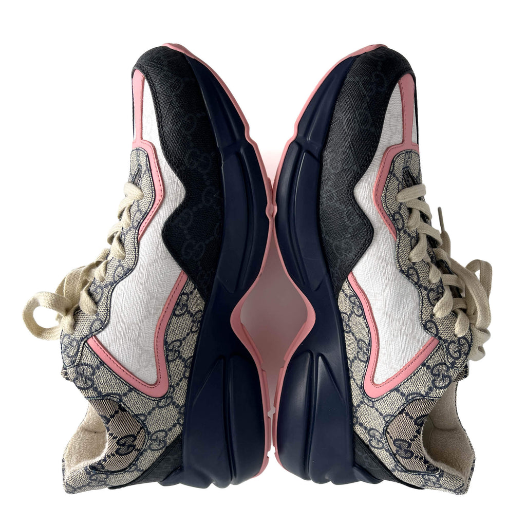 Second hand Gucci Rhyton GG Canvas Sneakers 40 GG Supreme - Tabita Bags