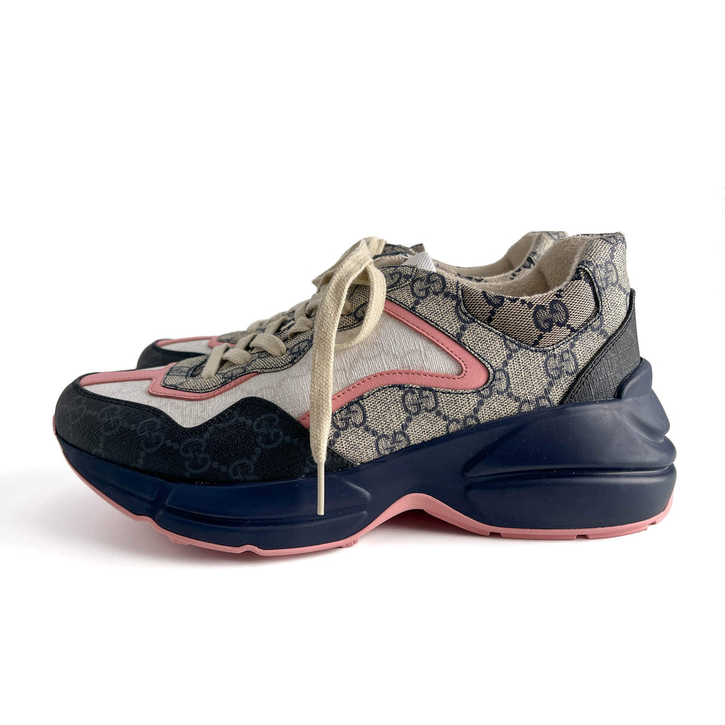 Second hand Gucci Rhyton GG Canvas Sneakers 40 GG Supreme - Tabita Bags
