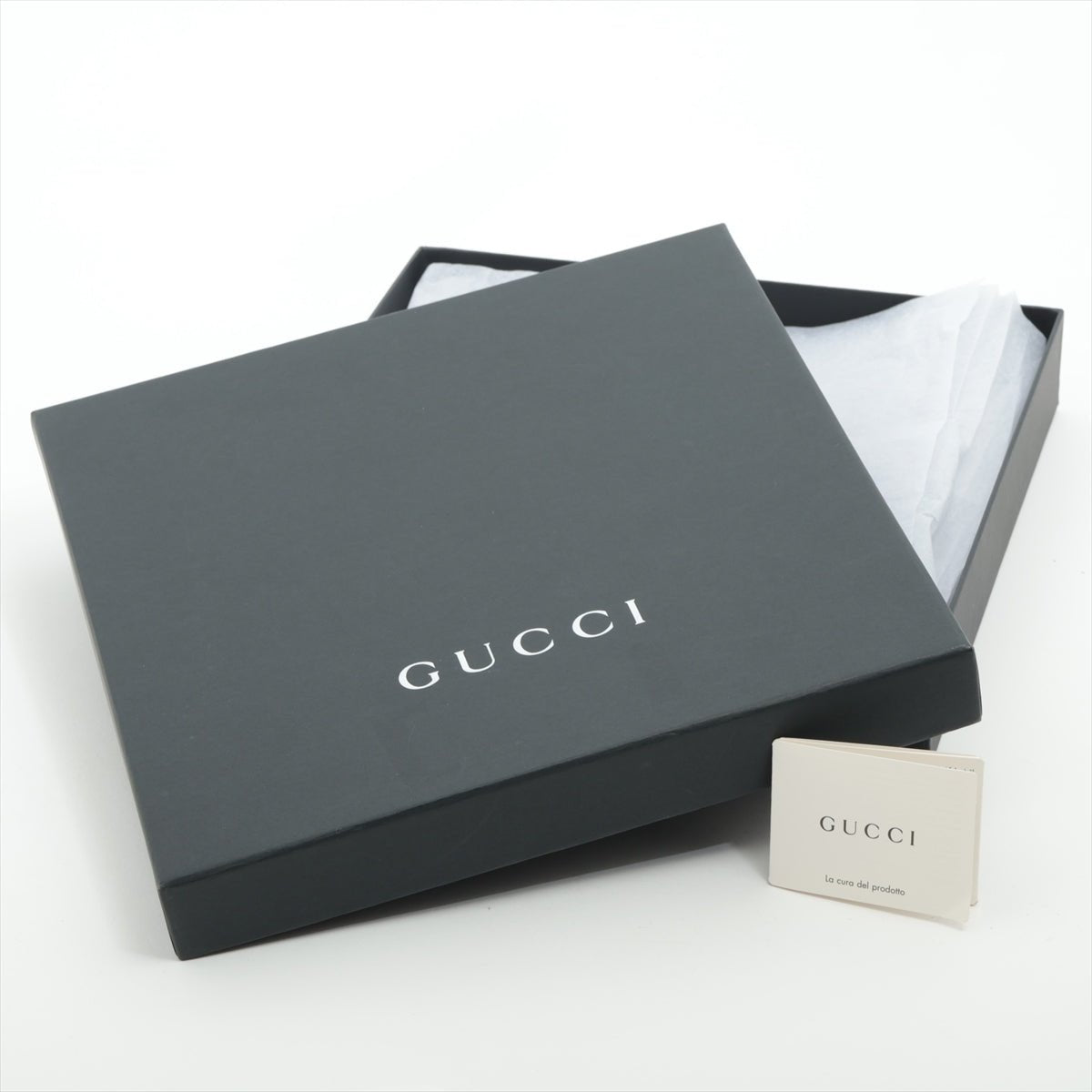 Second hand Gucci Scarve 180x35cm GG Black and Azure Stripe Grey - Tabita Bags