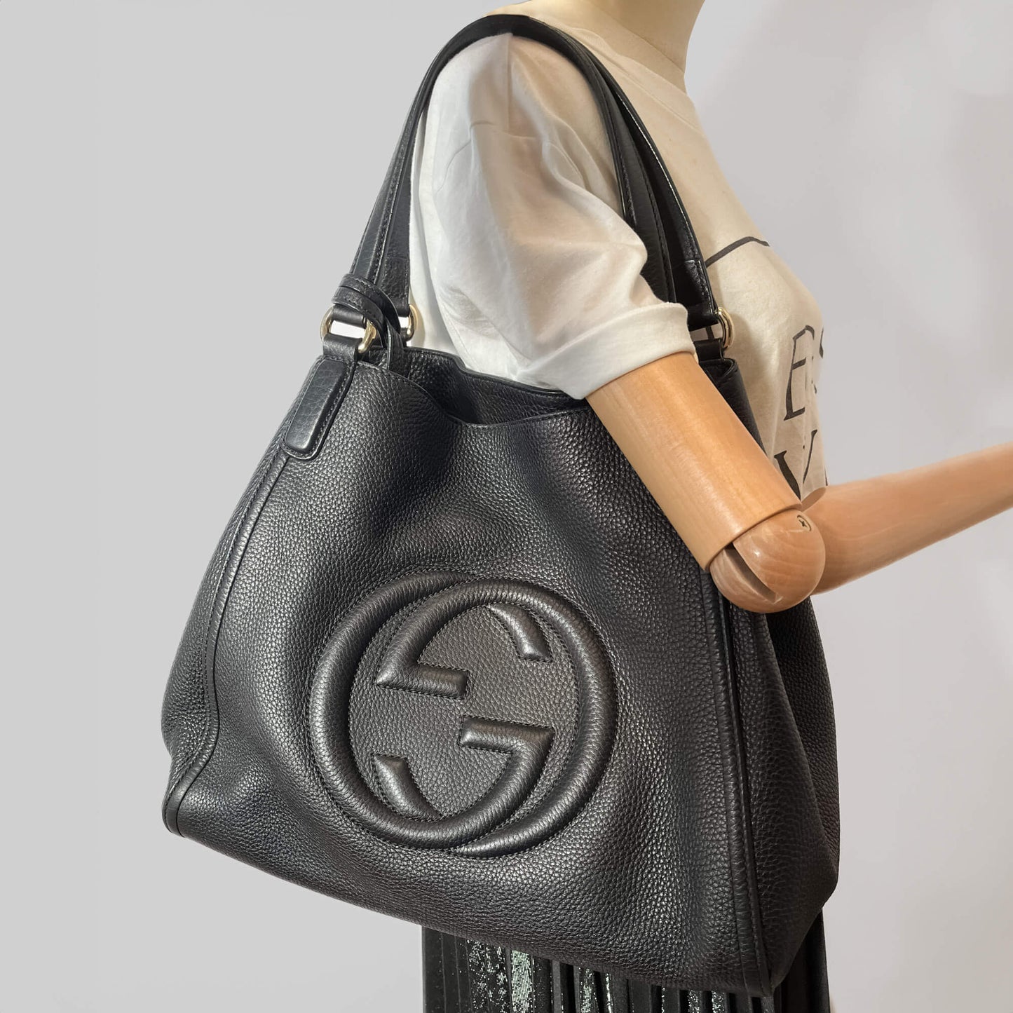 Second hand Gucci Soho Hobo Bag Black - Tabita Bags