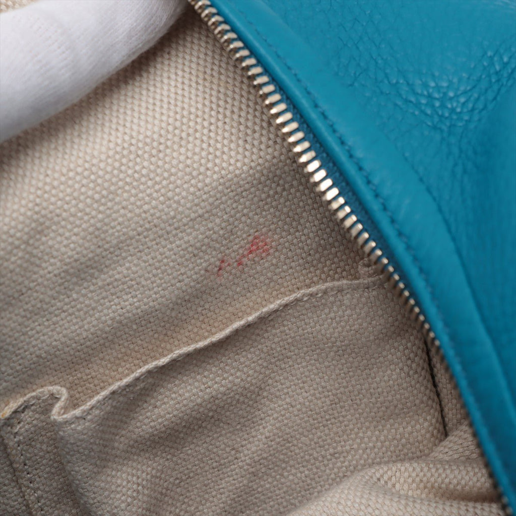 Second hand Gucci Soho Large Leather Hobo Shoulder Bag Blue - Tabita Bags