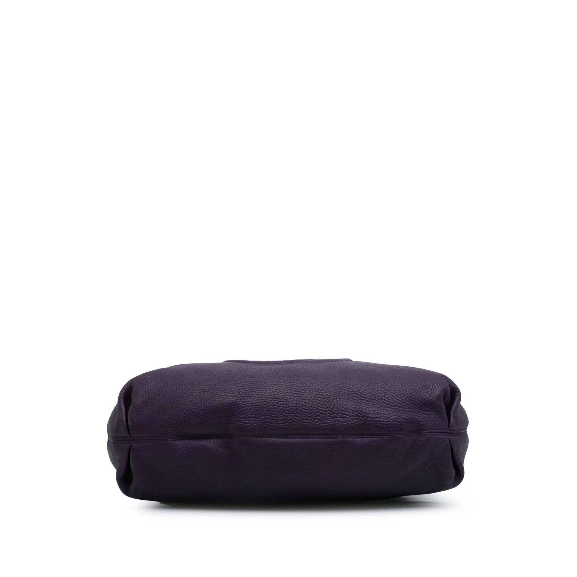 Second hand Gucci Soho Large Leather Hobo Shoulder Bag Purple - Tabita Bags