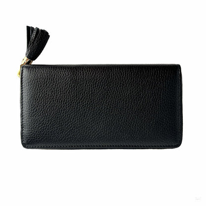 Second hand Gucci Soho Leather Long Zip Around Wallet Black - Tabita Bags
