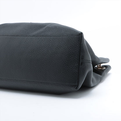 Second hand Gucci Soho Leather Shoulder Bag Black - Tabita Bags