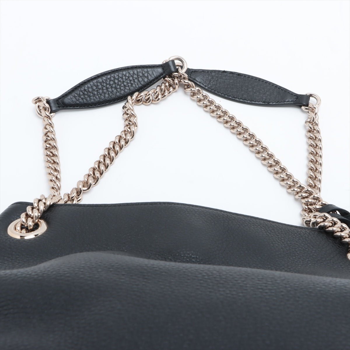 Second hand Gucci Soho Leather Shoulder Bag Black - Tabita Bags