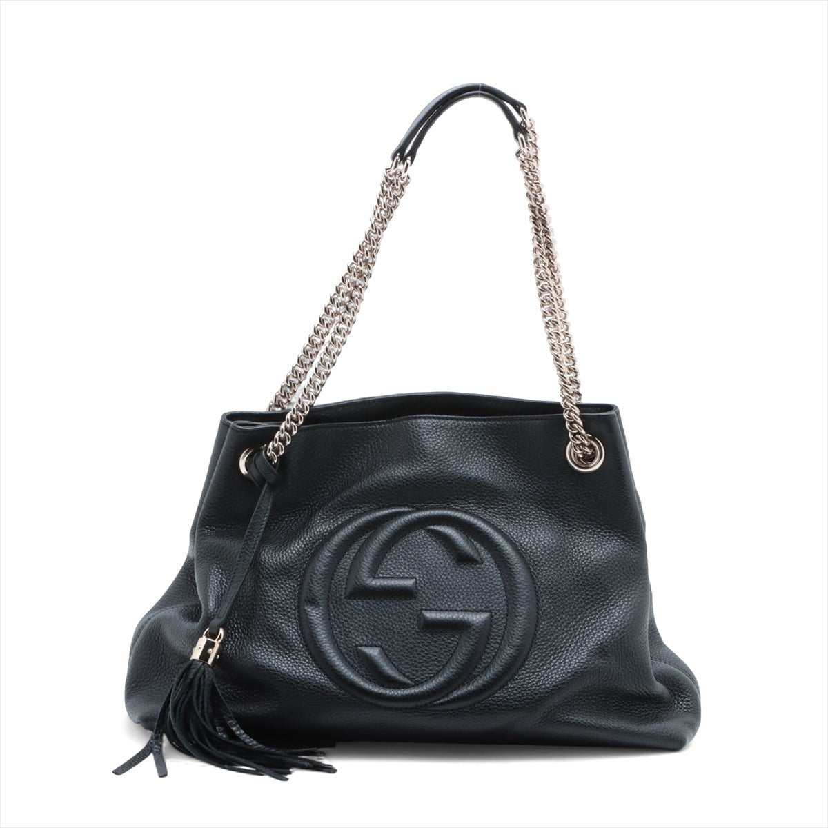 Second hand Gucci Soho Leather Shoulder Bag Black - Tabita Bags