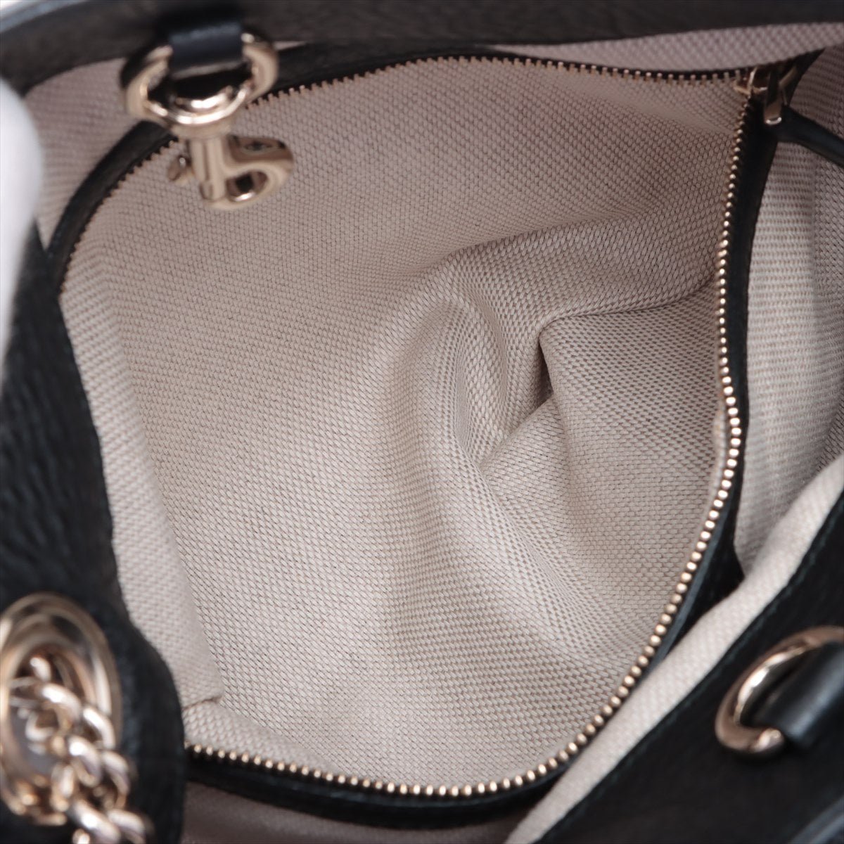 Second hand Gucci Soho Leather Shoulder Bag Black - Tabita Bags