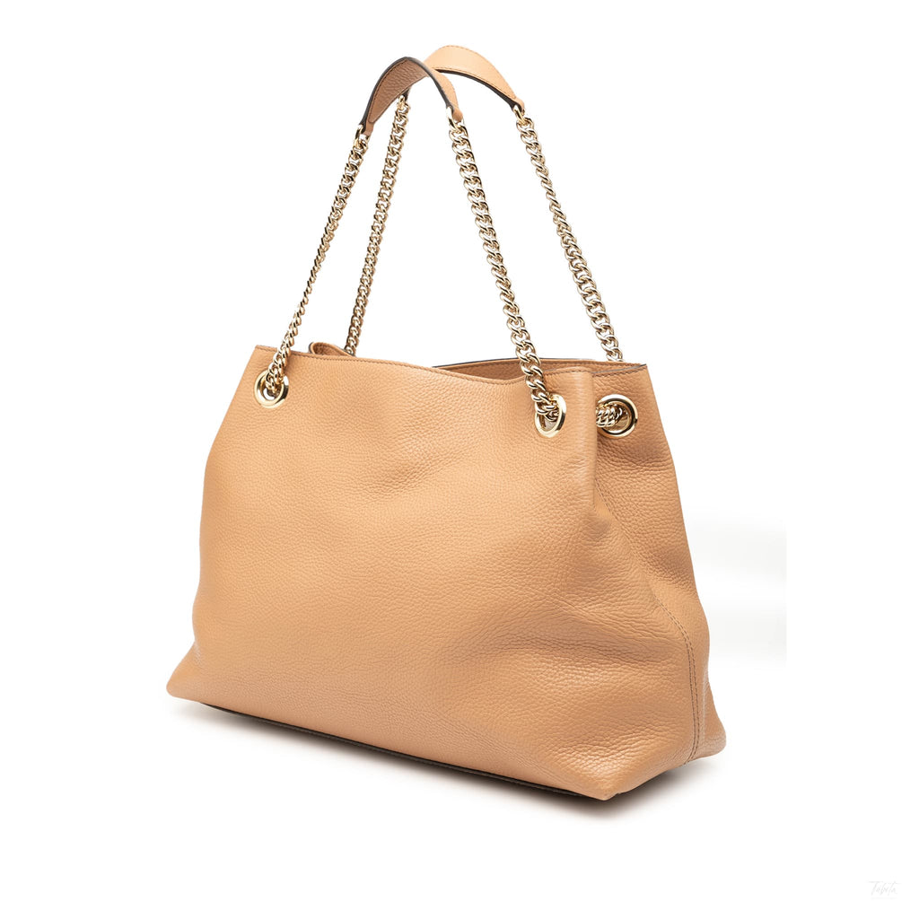 Second hand Gucci Soho Leather Shoulder Bag Brown - Tabita Bags