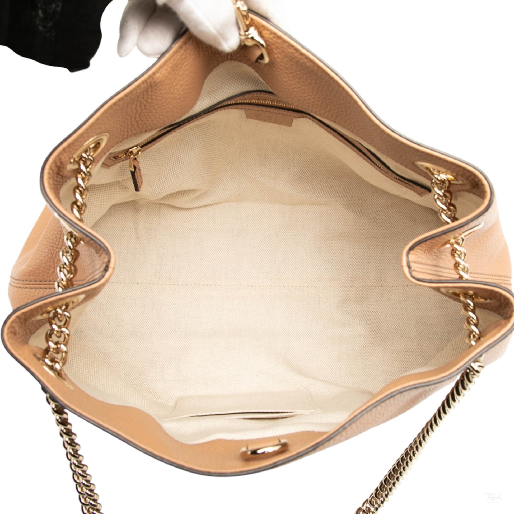 Second hand Gucci Soho Leather Shoulder Bag Brown - Tabita Bags