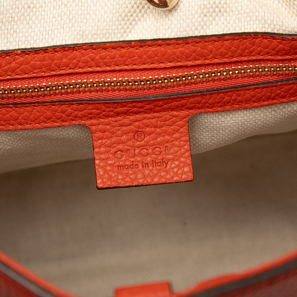 Second hand Gucci Soho Leather Shoulder Bag Orange - Tabita Bags
