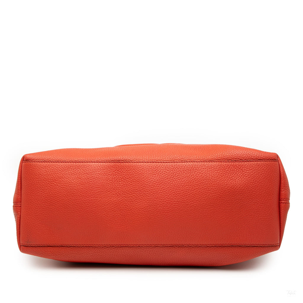 Second hand Gucci Soho Leather Shoulder Bag Orange - Tabita Bags