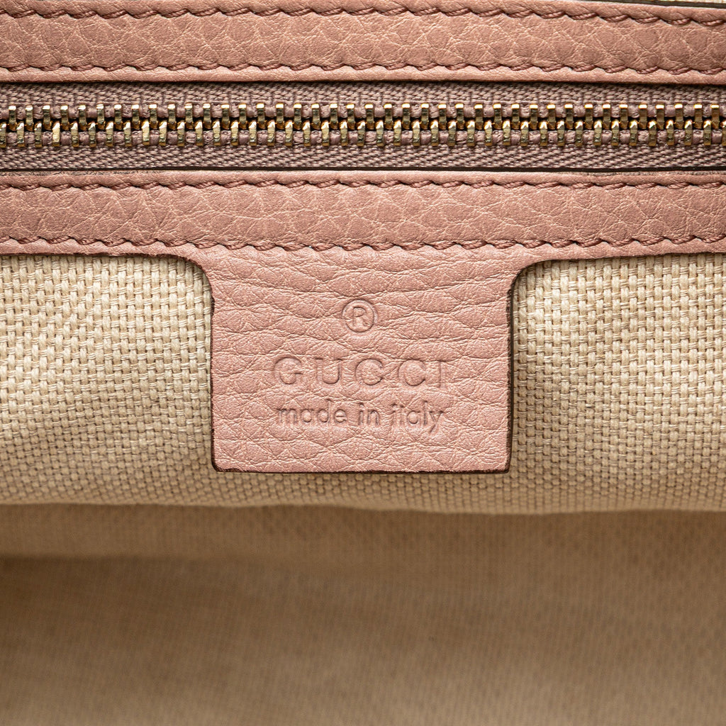 Second hand Gucci Soho Leather Shoulder Bag Pink - Tabita Bags