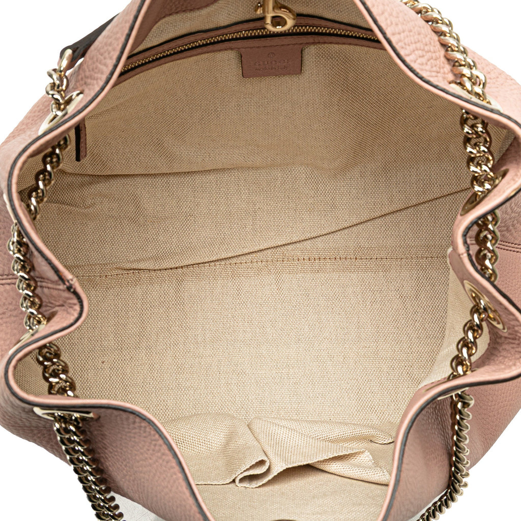 Second hand Gucci Soho Leather Shoulder Bag Pink - Tabita Bags