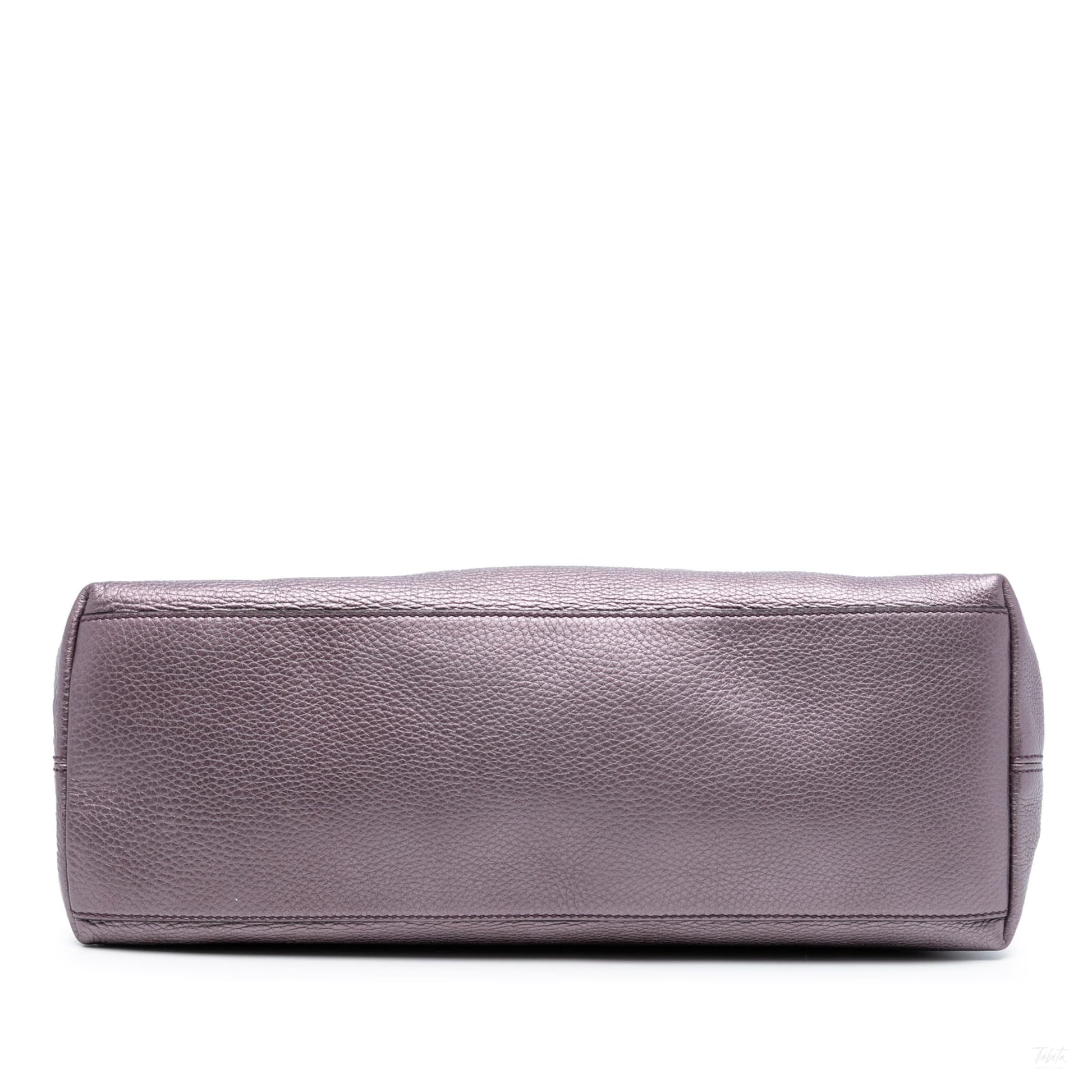 Second hand Gucci Soho Leather Shoulder Bag Purple - Tabita Bags