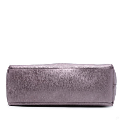 Second hand Gucci Soho Leather Shoulder Bag Purple - Tabita Bags