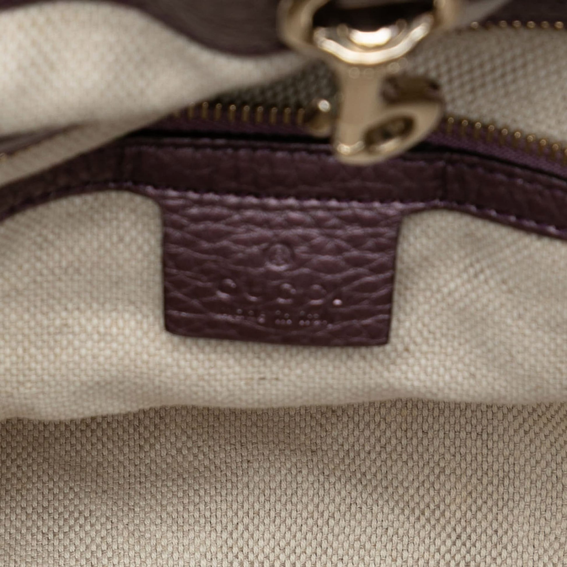Second hand Gucci Soho Leather Shoulder Bag Purple - Tabita Bags