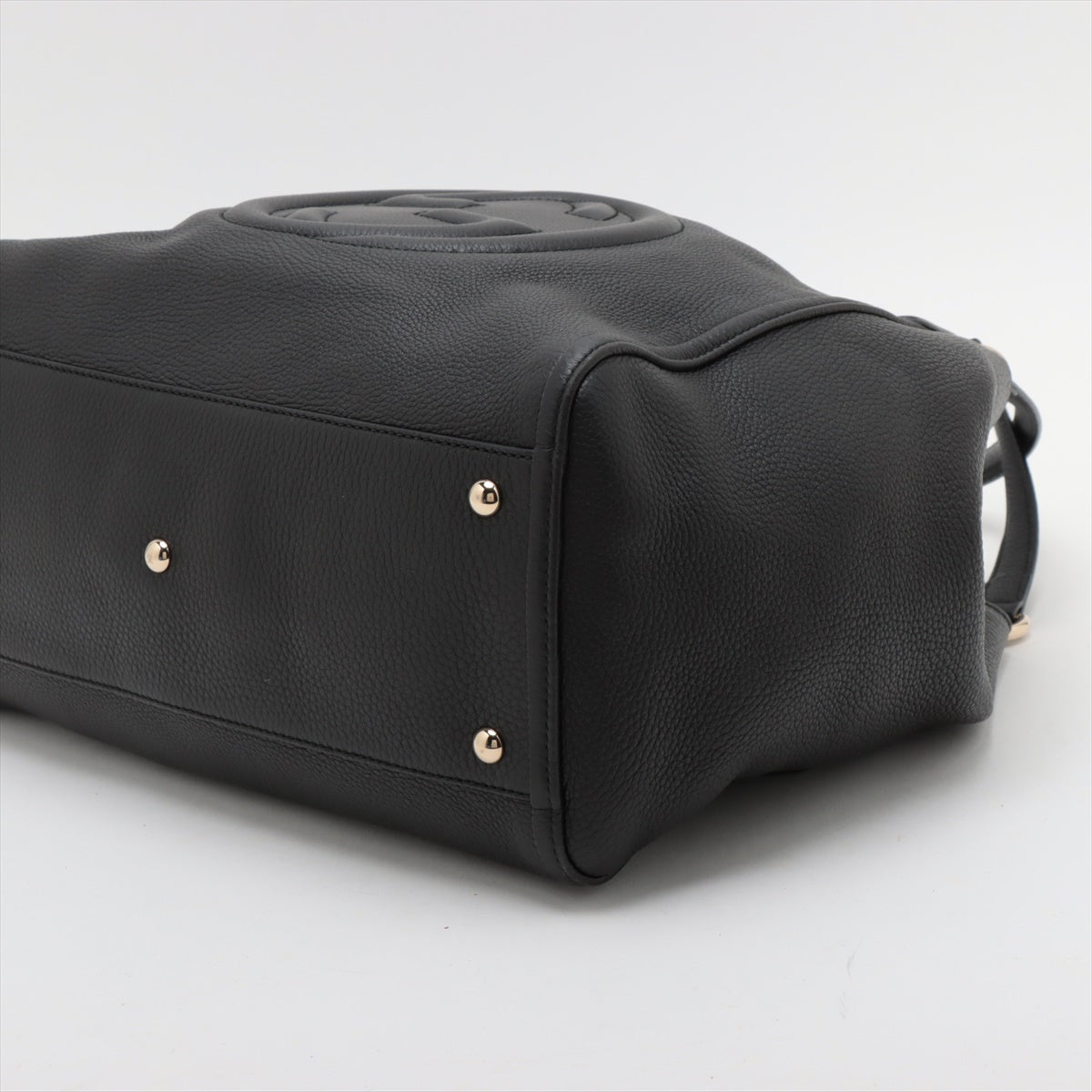 Second hand Gucci Soho Medium Leather Hobo Shoulder Bag Black - Tabita Bags