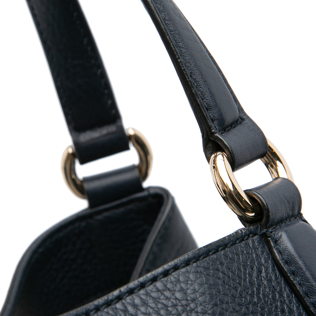 Second hand Gucci Soho Medium Leather Hobo Shoulder Bag Black - Tabita Bags