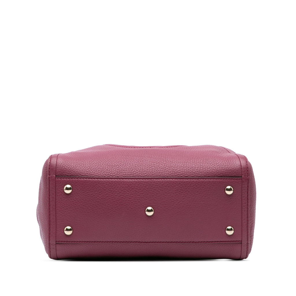 Second hand Gucci Soho Small Leather Hobo Shoulder Bag Pink - Tabita Bags