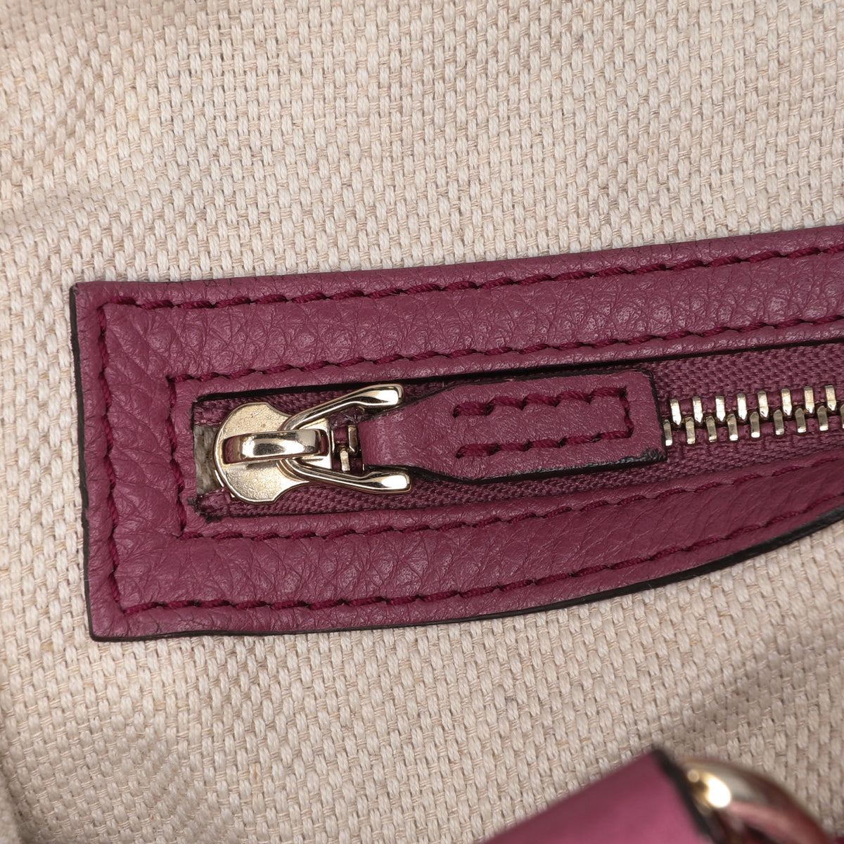 Second hand Gucci Soho Small Leather Hobo Shoulder Bag Pink - Tabita Bags