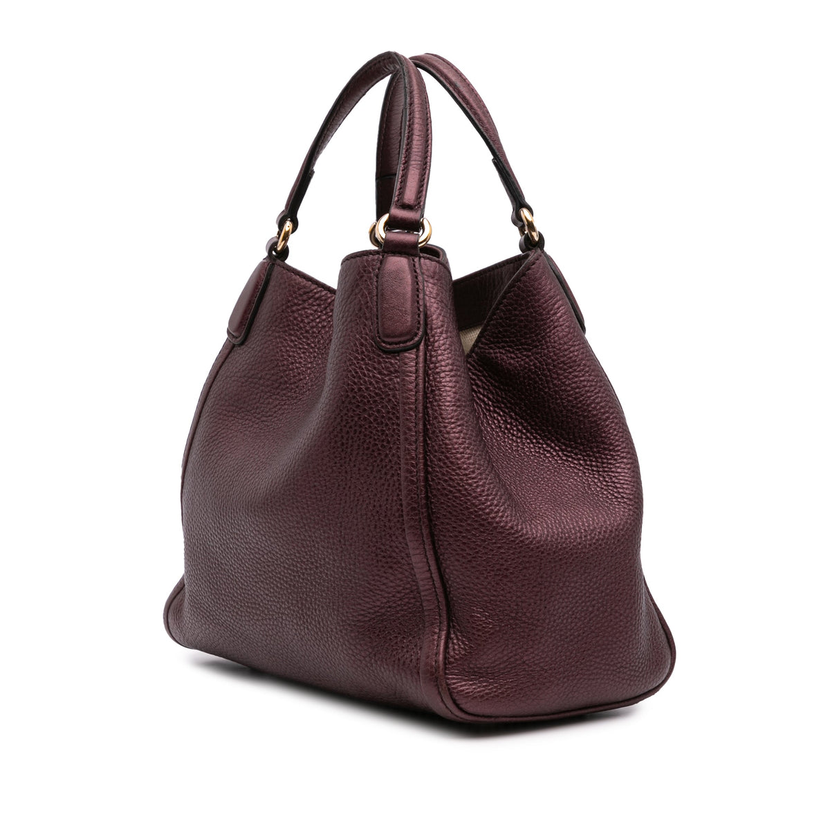 Second hand Gucci Soho Small Leather Hobo Shoulder Bag Red - Tabita Bags