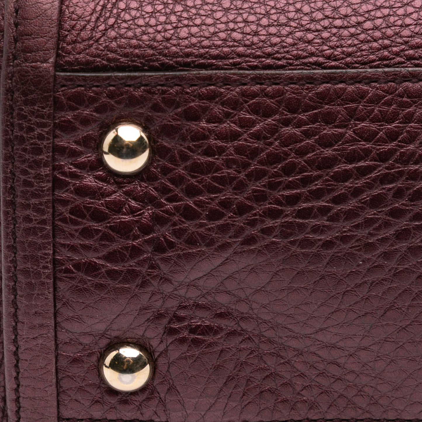 Second hand Gucci Soho Small Leather Hobo Shoulder Bag Red - Tabita Bags