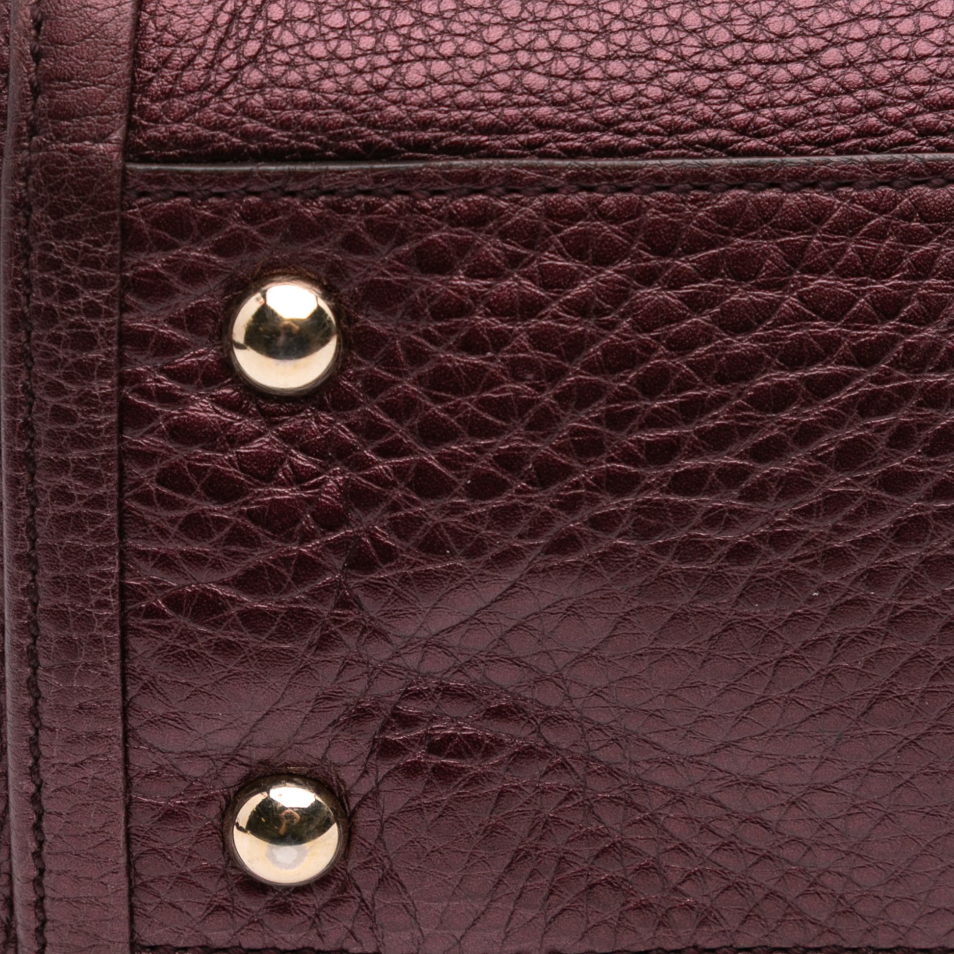 Second hand Gucci Soho Small Leather Hobo Shoulder Bag Red - Tabita Bags