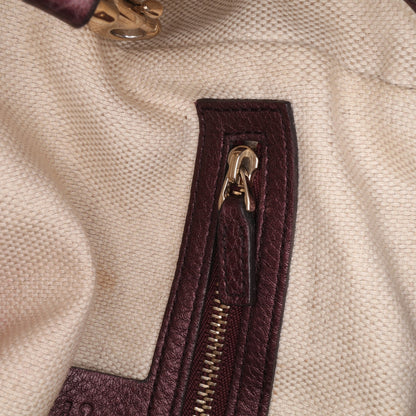 Second hand Gucci Soho Small Leather Hobo Shoulder Bag Red - Tabita Bags