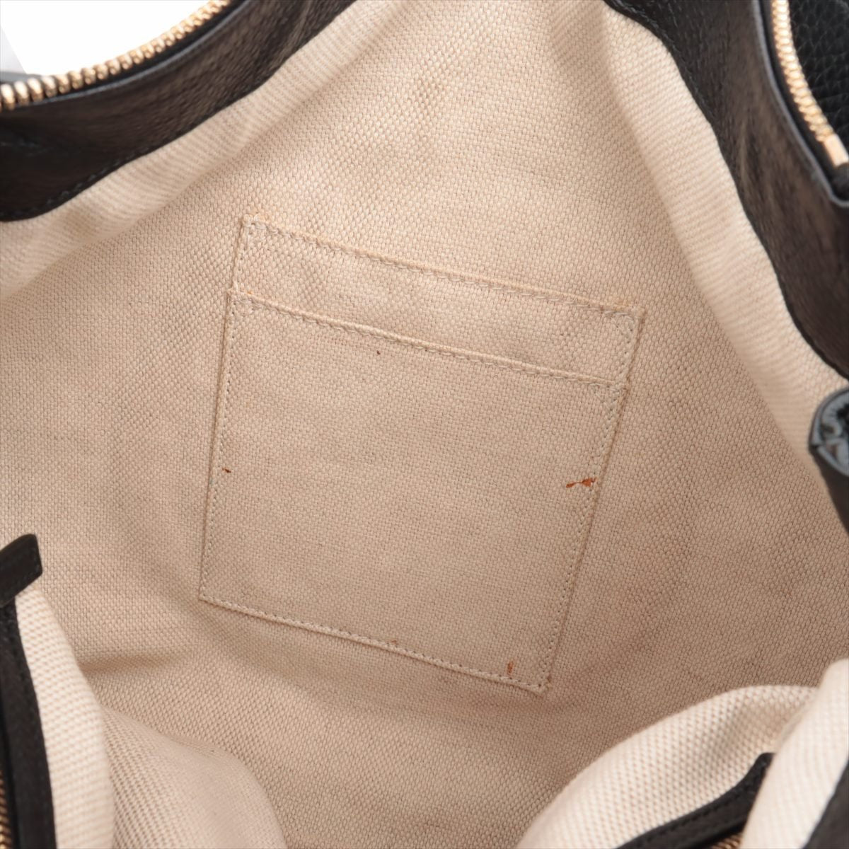 Second hand Gucci Soho Zipper Closure Leather 2 - Ways Hobo Crossbody Black - Tabita Bags