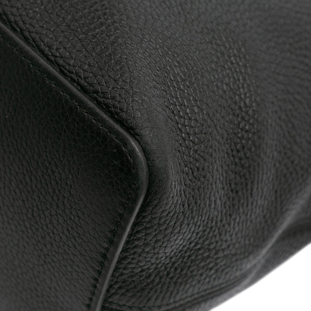 Second hand Gucci Soho Zipper Closure Leather 2 - Ways Hobo Crossbody Black - Tabita Bags