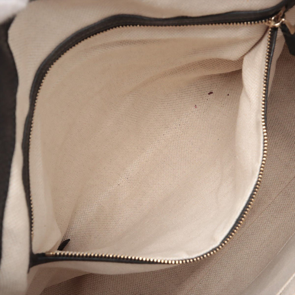Second hand Gucci Soho Zipper Closure Leather 2 - Ways Hobo Crossbody Black - Tabita Bags