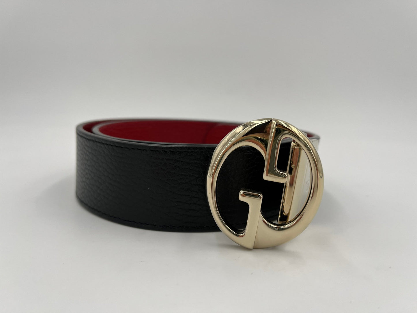 Second hand Gucci Wide Belt Reversible Leather 90/36 Bicolor - Tabita Bags