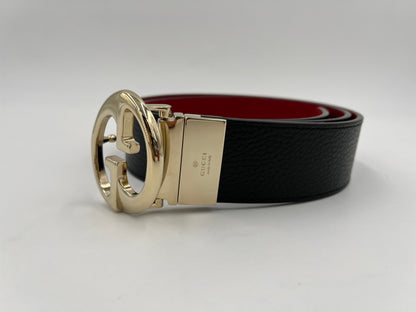 Second hand Gucci Wide Belt Reversible Leather 90/36 Bicolor - Tabita Bags