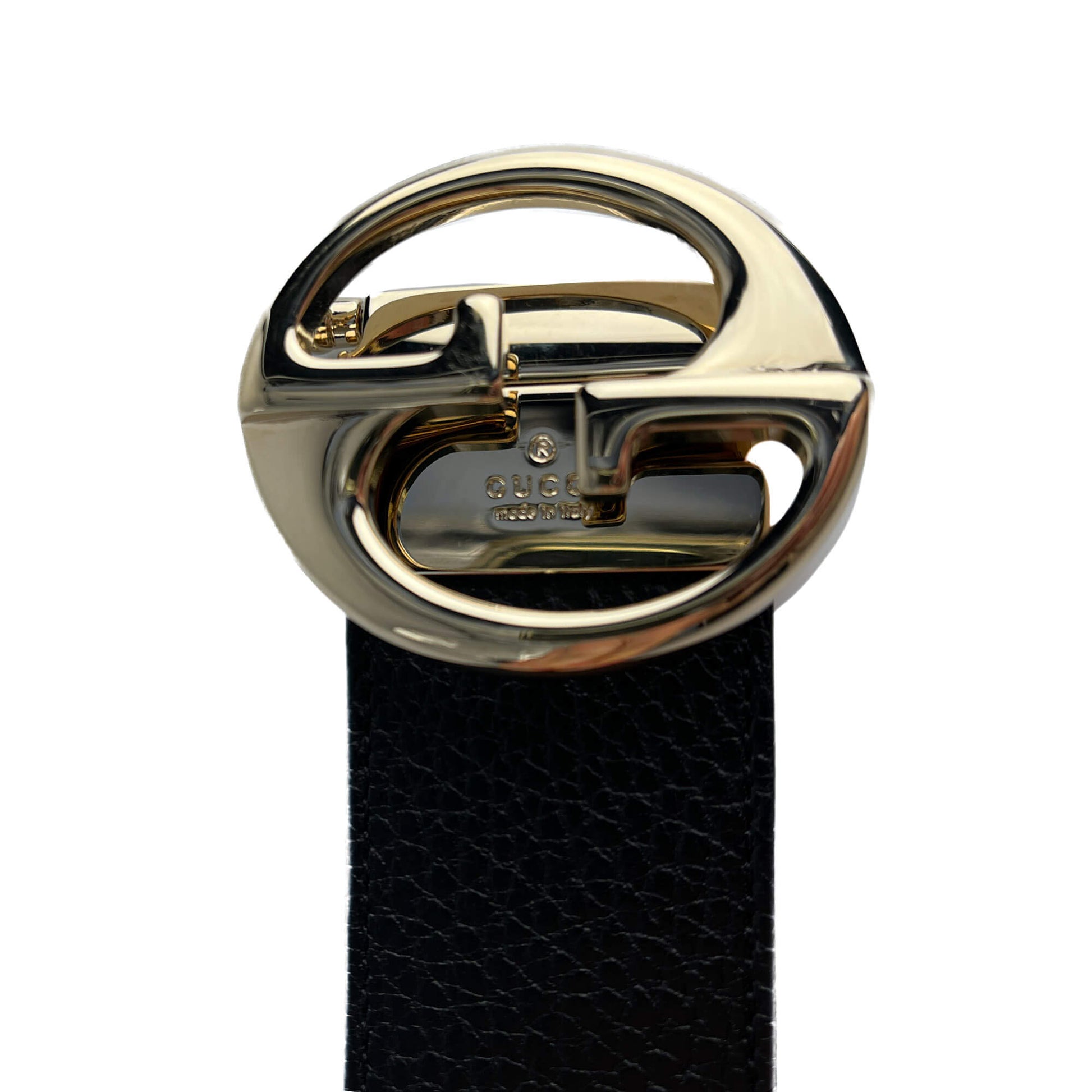 Second hand Gucci Wide Leather Reversible Belt 90/36 Black - Tabita Bags