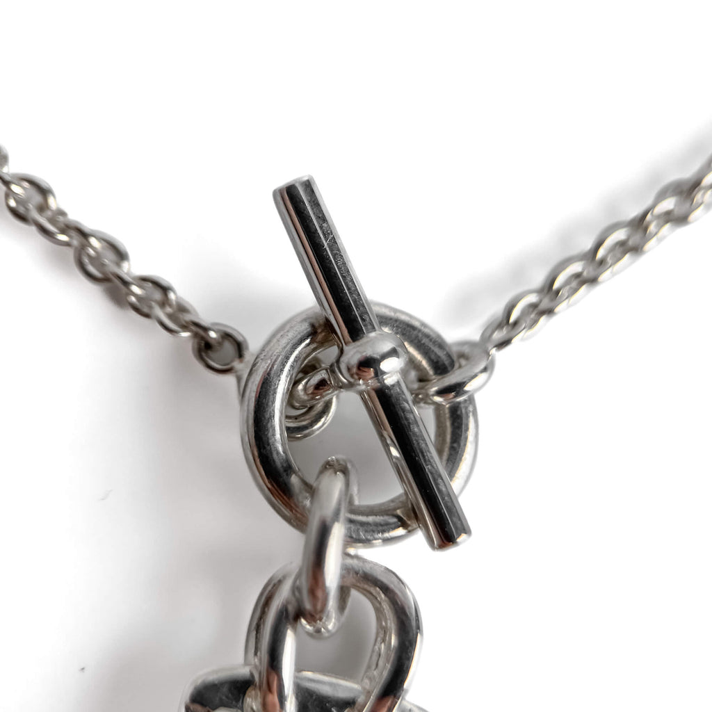 Second hand Hermes Amulettes Kelly Silver Necklace - Tabita Bags