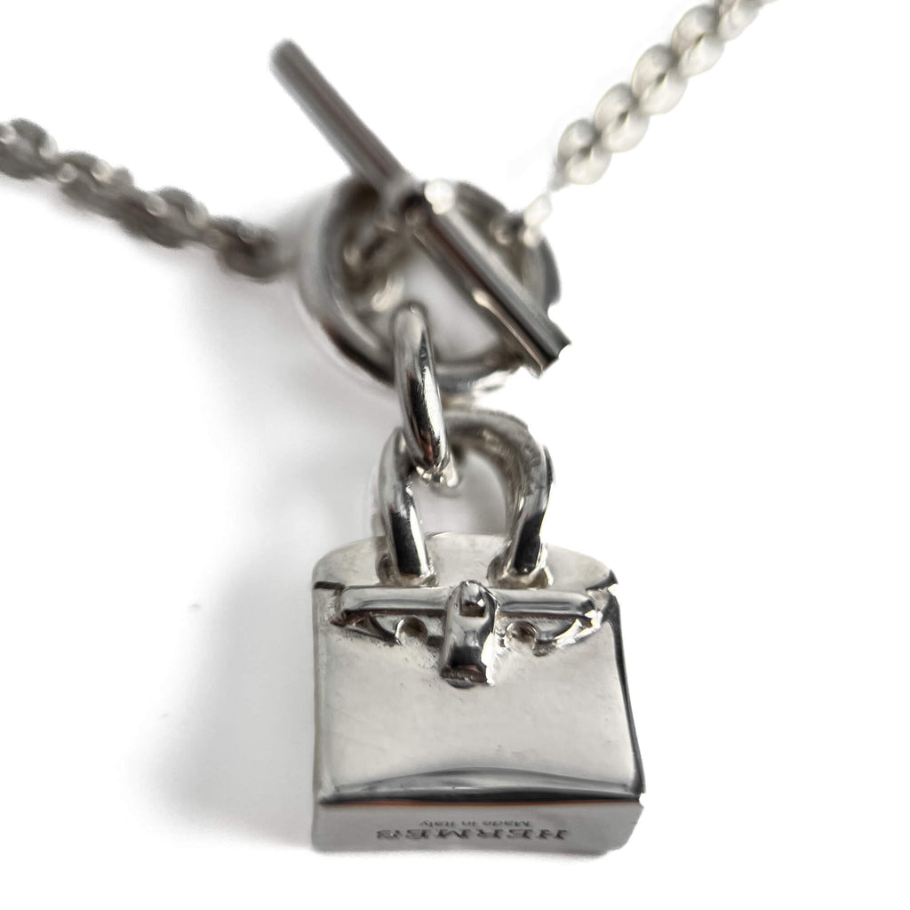 Second hand Hermes Amulettes Kelly Silver Necklace - Tabita Bags